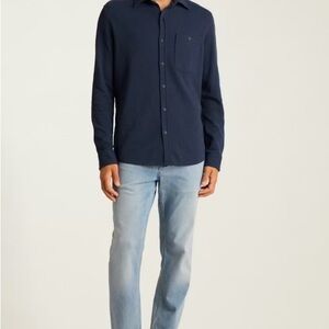 Brand new Bonobos Navy waffle down shirt. Men's size M
